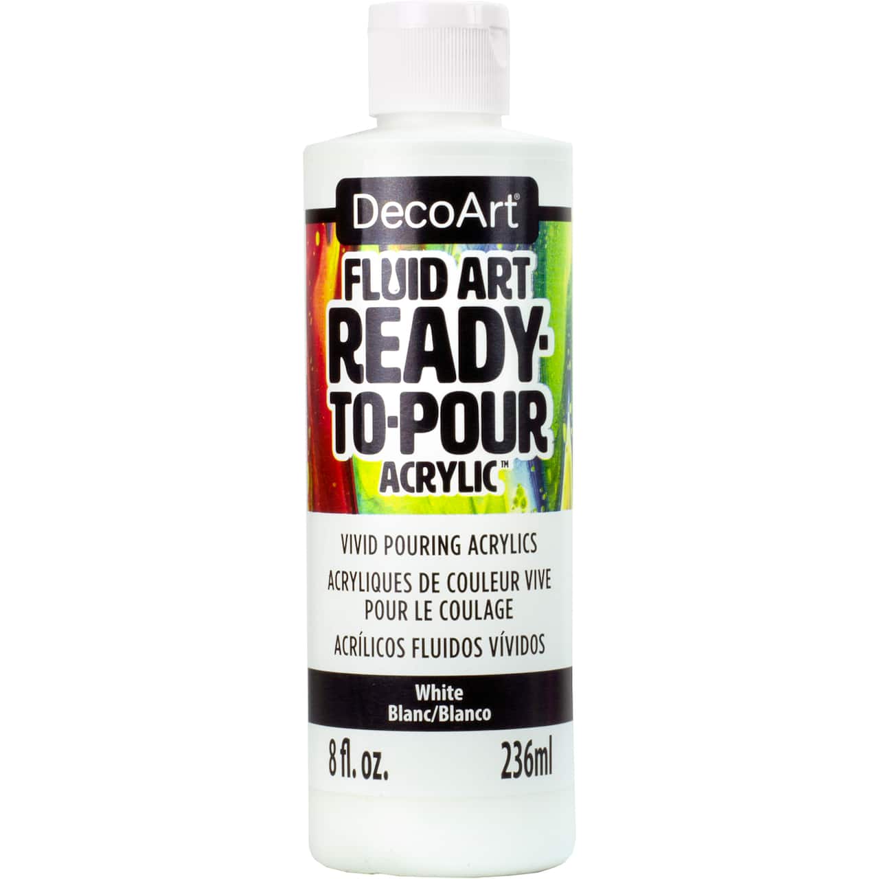 12 Pack: DecoArt® Fluid Art Ready-To-Pour Acrylic™ Paint, 8oz.